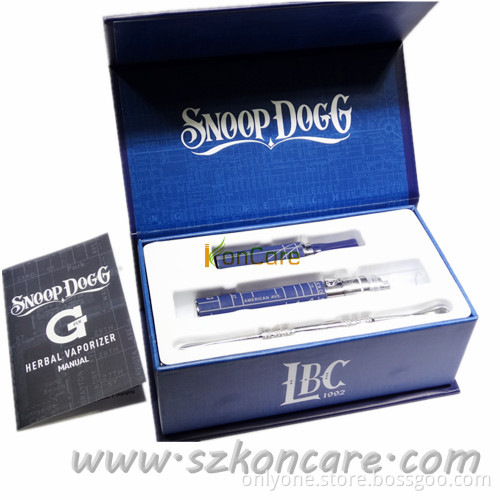 2014 Blue Snoop Dog Style Electronic Cigarette Dry Herb G Pen